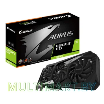 Видеокарта Gigabyte AORUS GeForce GTX 1660 Ti 6GB GDDR6 (GV-N166TAORUS-6GD) картинка 5